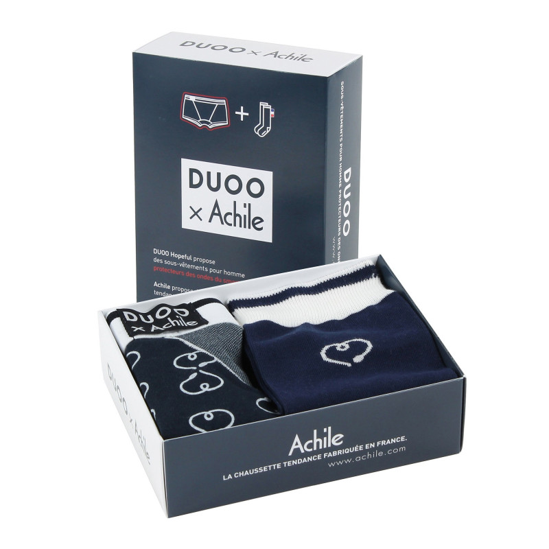 Coffret chaussettes et boxer Duoo 