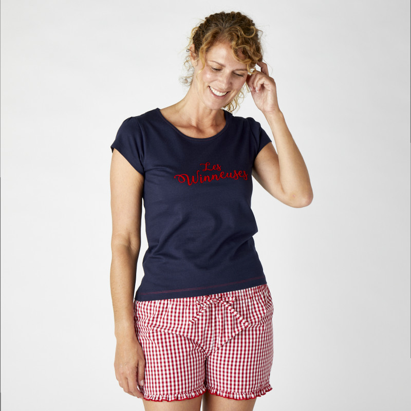 Pyjashort Winneuse en coton