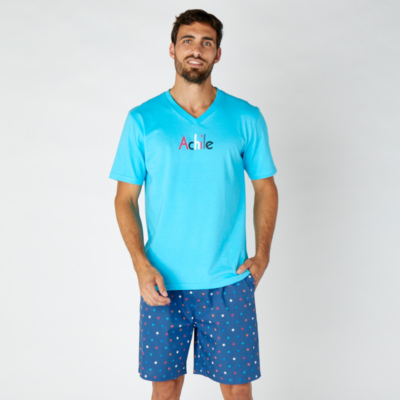 Pyjama court pour homme STARS