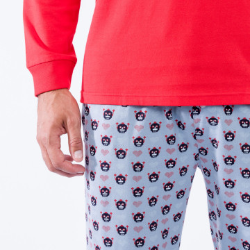 Pyjama long homme Coeur à prendre