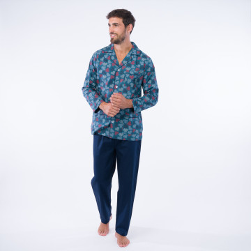 Pyjama long homme Coeur