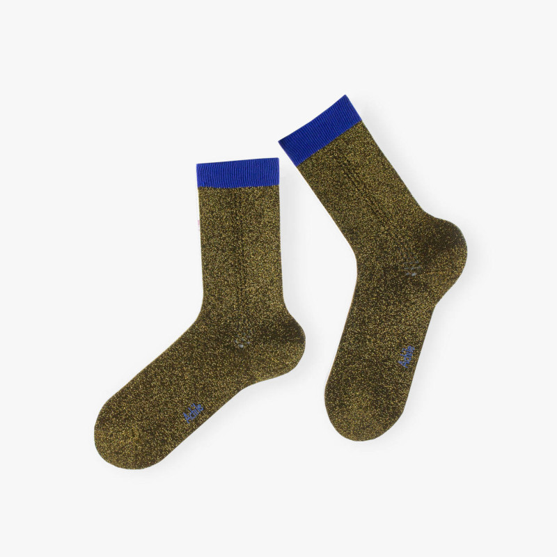 Chaussettes femme coton mosaïques