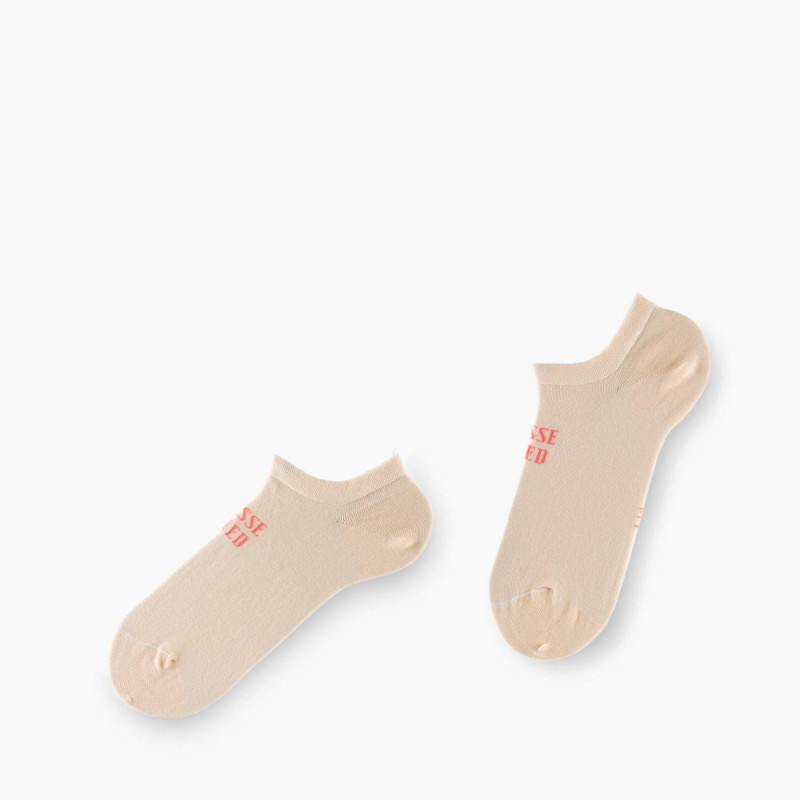 Acheter 3 paires/lot chaussettes bateau femmes été mince fond en coton  bouche peu profonde Invisible broderie chaussettes femme Silicone  antidérapant été