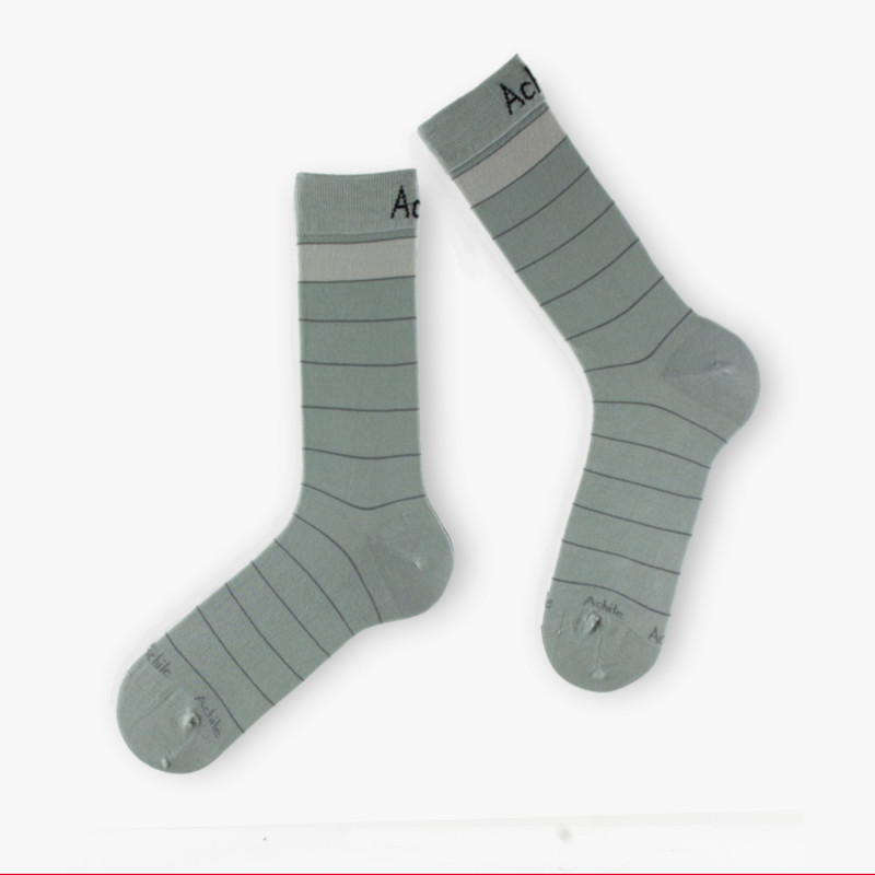 Chaussettes Sphère en fil d'écosse gris.