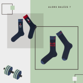 Balèze jusqu'aux pieds ! 💪 #socks #chaussettes #tendance #achile